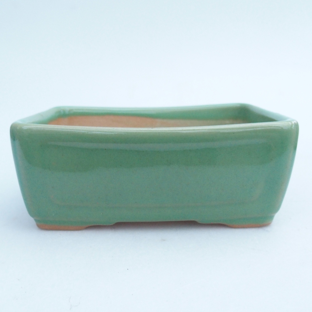 Ciotola bonsai in ceramica 26 x 26 x 8 cm, colore rosso