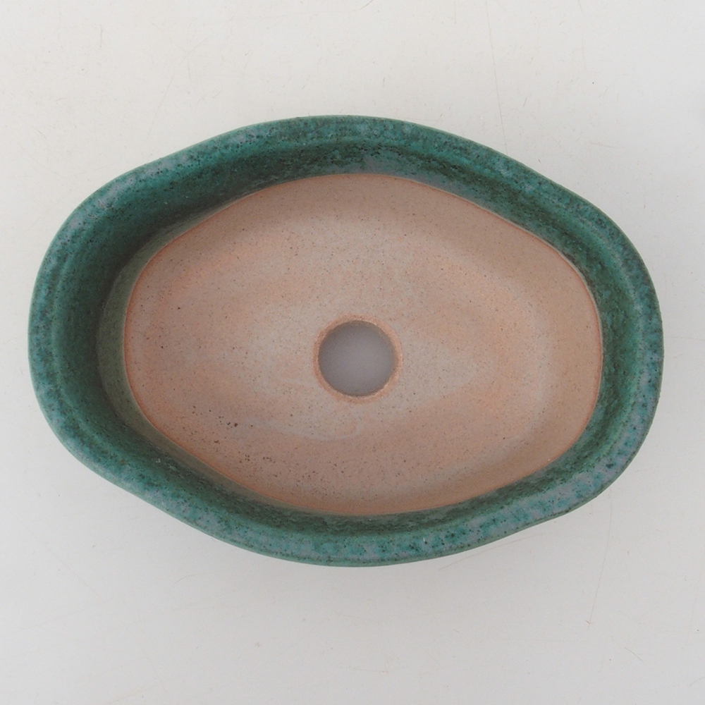 Ciotola per bonsai H05 - 11 x 8 x 4 cm. - verde