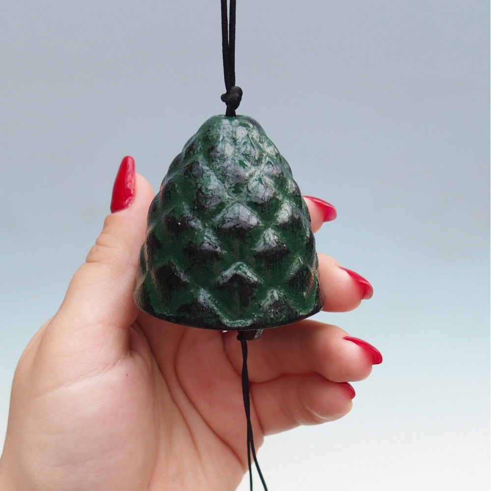 Campana in metallo, colore verde