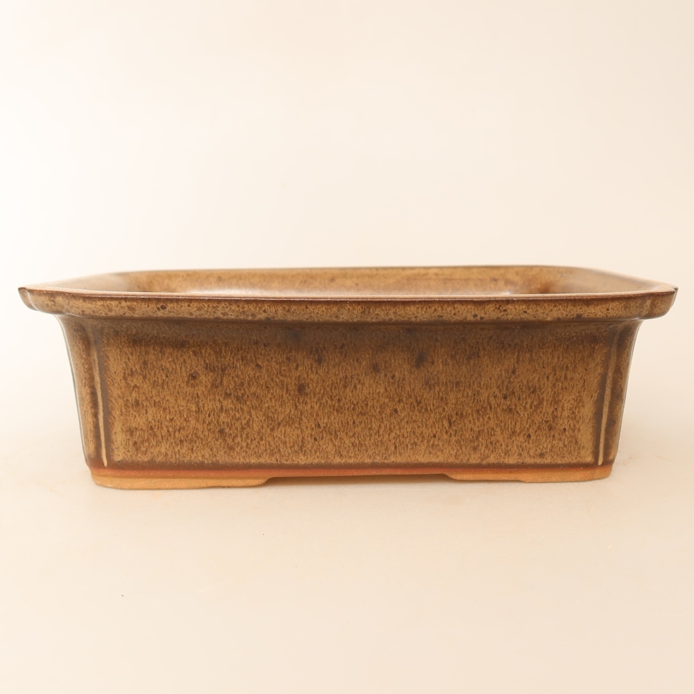 Ciotola in ceramica  20 x 15,5 x 5,5 cm, colore marrone