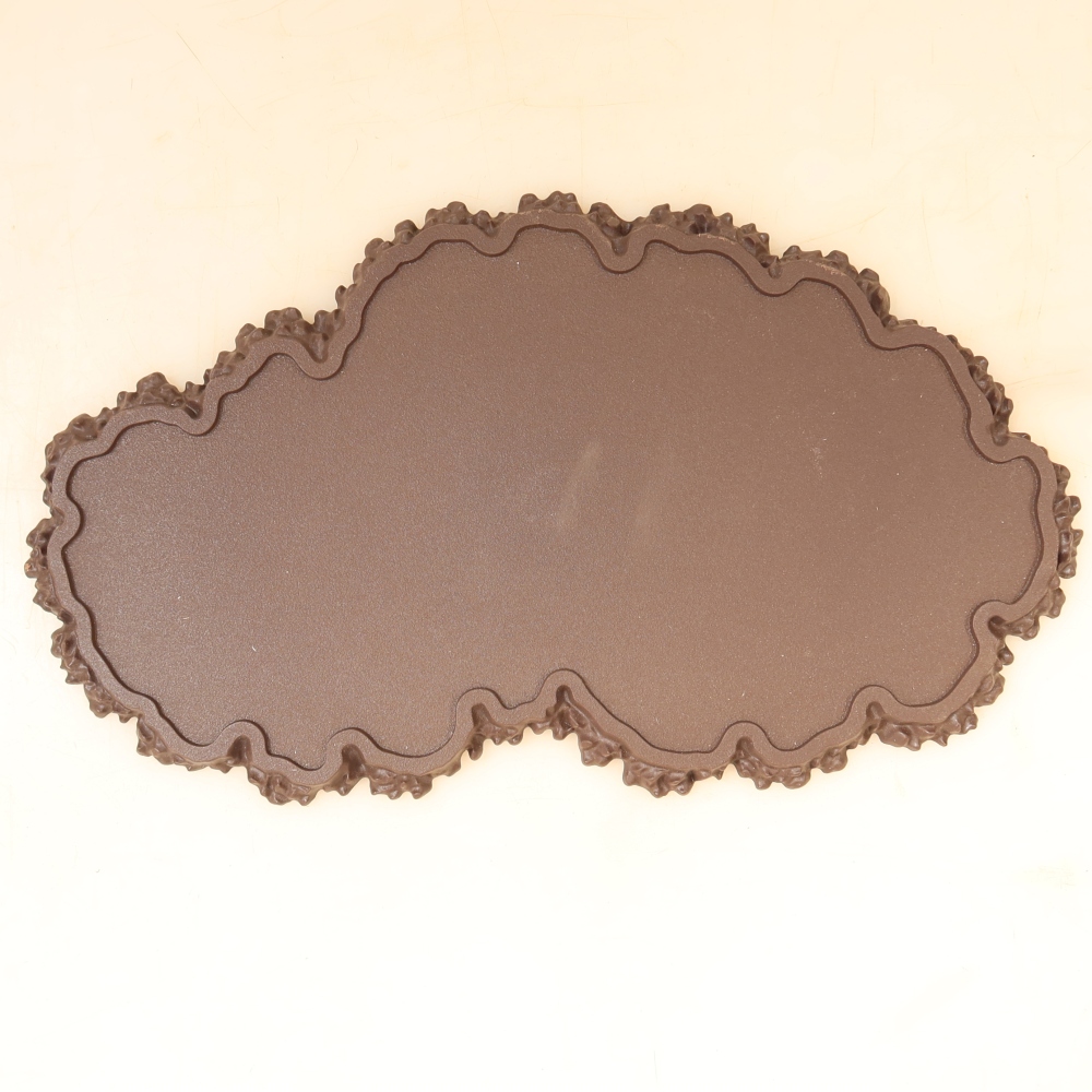 Base in plastica per bonsai 33 x 19 x 1,5 cm, colore marrone