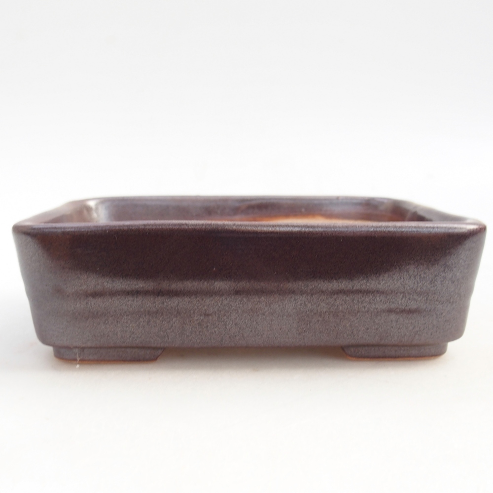 Ciotola bonsai in ceramica 26 x 26 x 8 cm, colore rosso