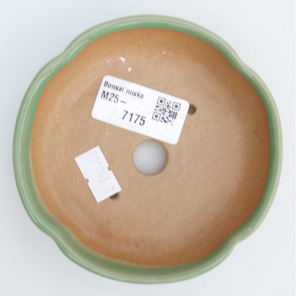 Ciotola bonsai in ceramica 26 x 26 x 8 cm, colore rosso