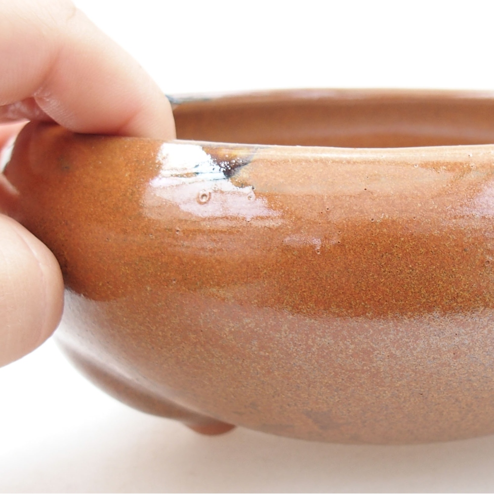 Ciotola bonsai in ceramica 22 x 17 x 5 cm, verde