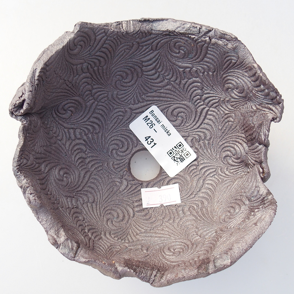 Conchiglia in ceramica 13,5 x 13 x 7 cm , colore metallizzato