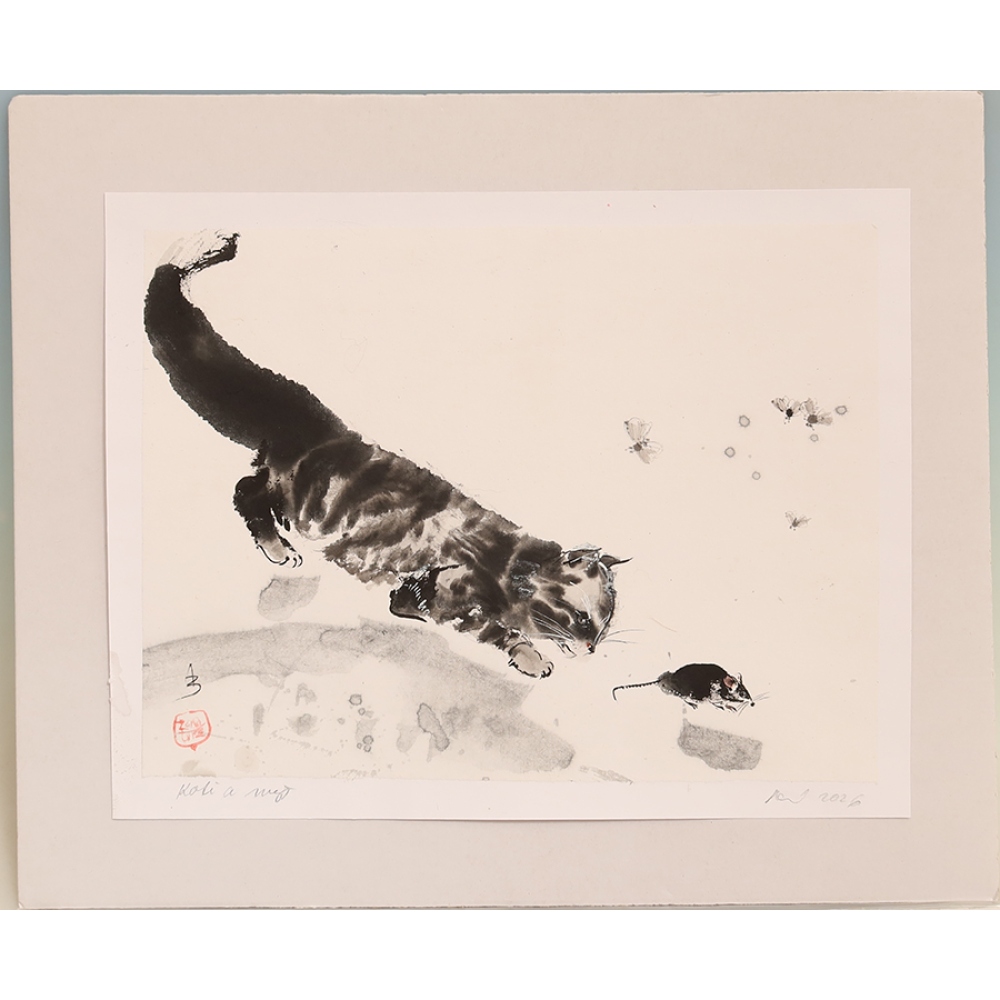 Calligrafia - Il gattino e il topo