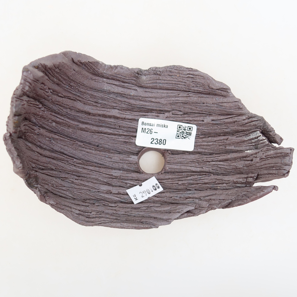 Guscio in ceramica  14,5 x 11 x 12,5 cm, colore marrone