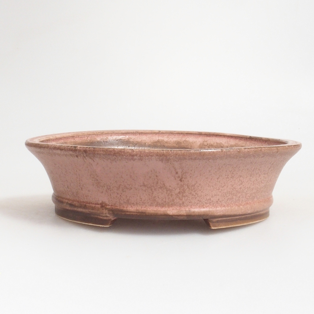 Ciotola per bonsai in ceramica 10 x 8,5 x 4 cm, marrone