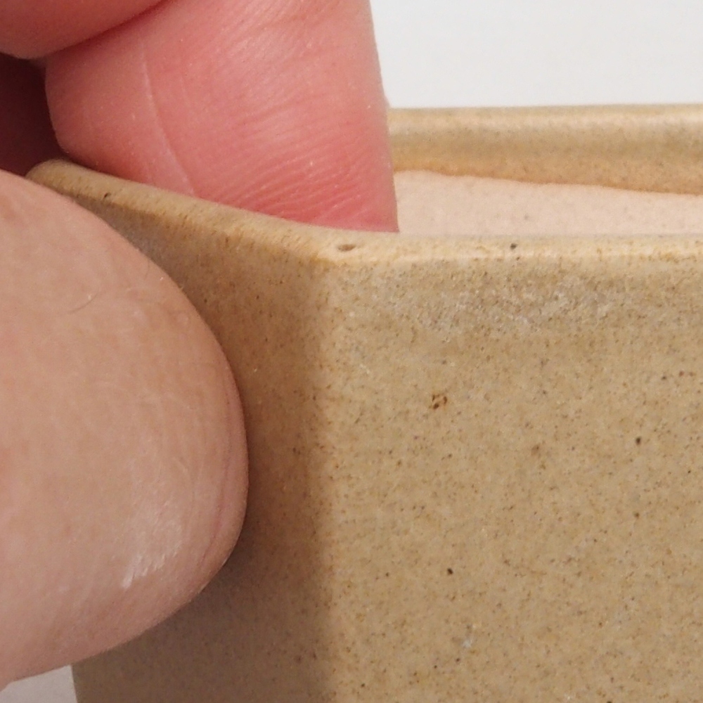 Ciotola per mini bonsai 7 x 5,5 x 4,5 cm, marrone