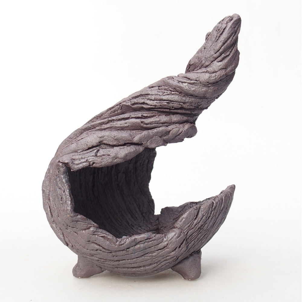 Conchiglia in ceramica 10 x 8,5 x 12,5 cm , colore metallizzato