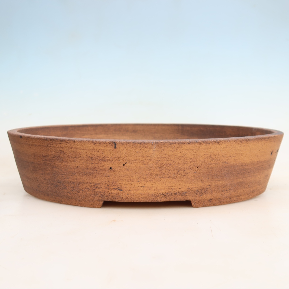 Vaso da bonsai in ceramica 38 x 30,5 x 7,5 cm, colore marrone