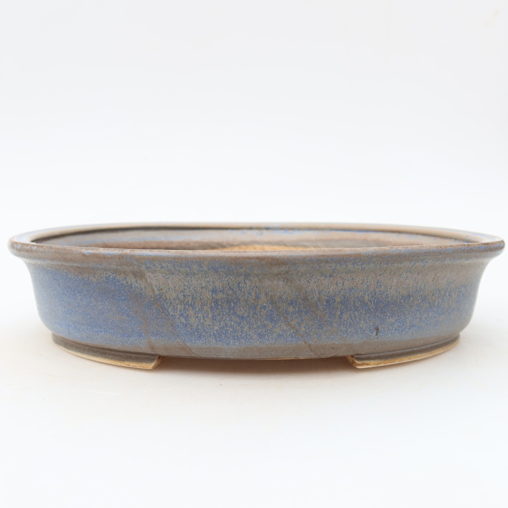 Ciotola bonsai in ceramica 24 x 21 x 5 cm, colore blu