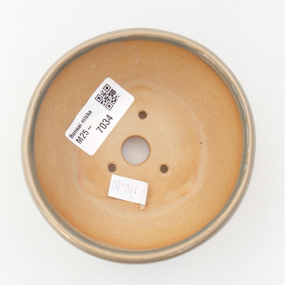 Ciotola bonsai in ceramica 26 x 26 x 8 cm, colore rosso