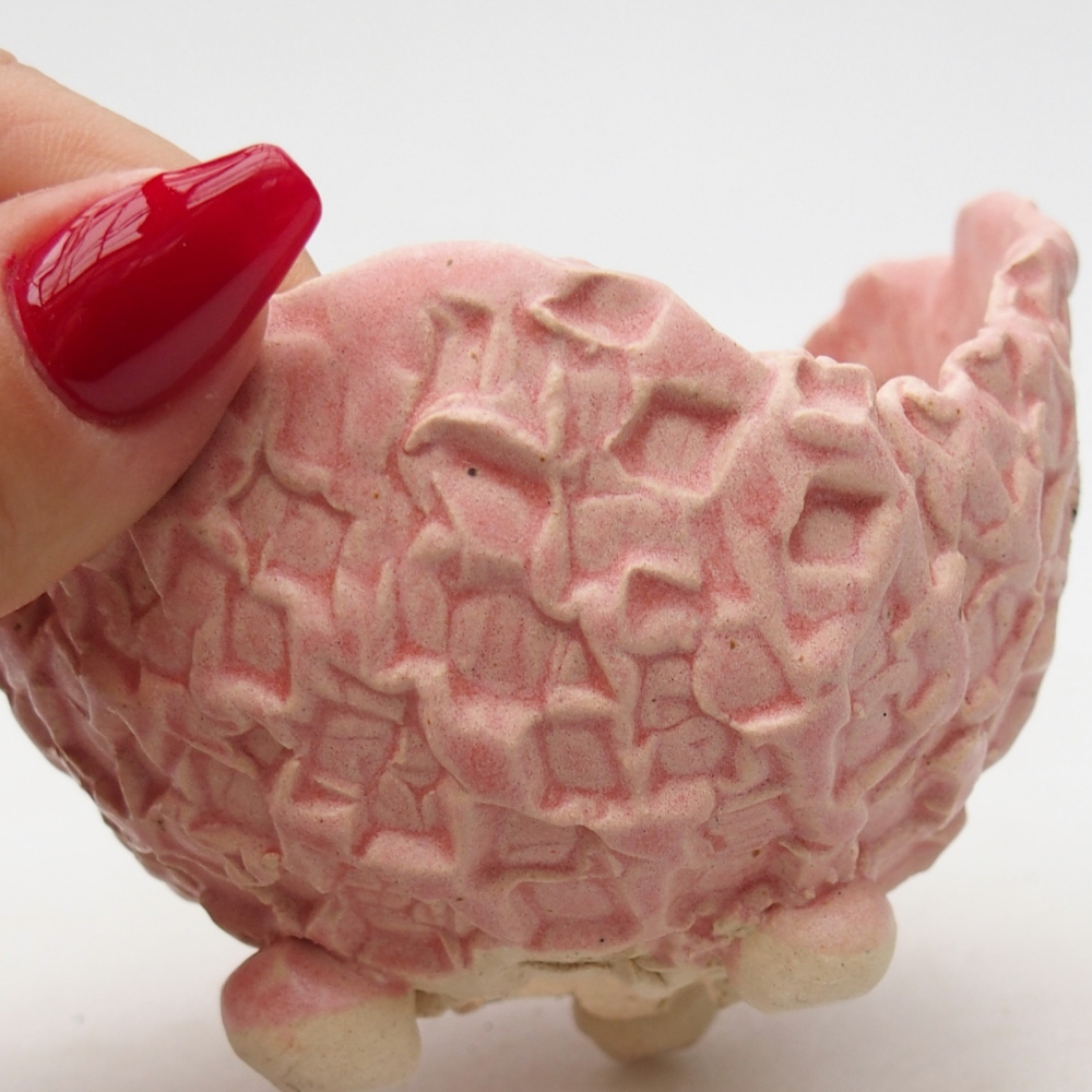 Conchiglia in ceramica 8,5 x 8 x 7,5 cm , colore rosa