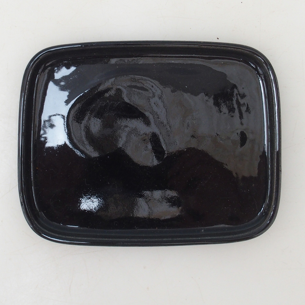 Piattino bonsai rettangolo 12,5 x 10 x 1 cm