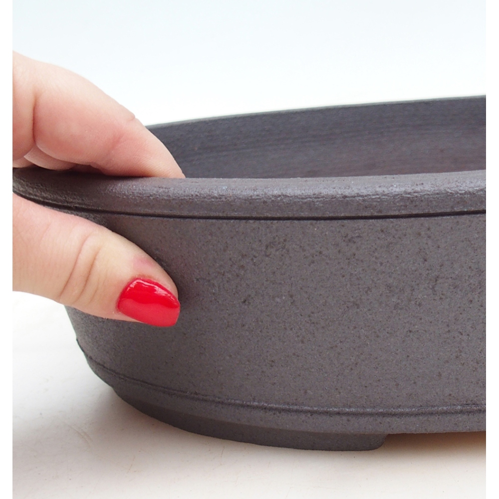 Ciotola per bonsai 32 x 25 x 7,5 cm , colore marrone