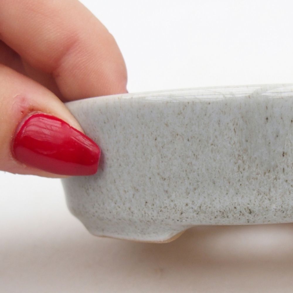 Ciotola bonsai in ceramica 26 x 26 x 8 cm, colore rosso