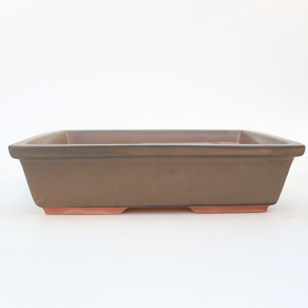 Ciotola in ceramica  25,5 x 19 x 6,5 cm, colore marrone