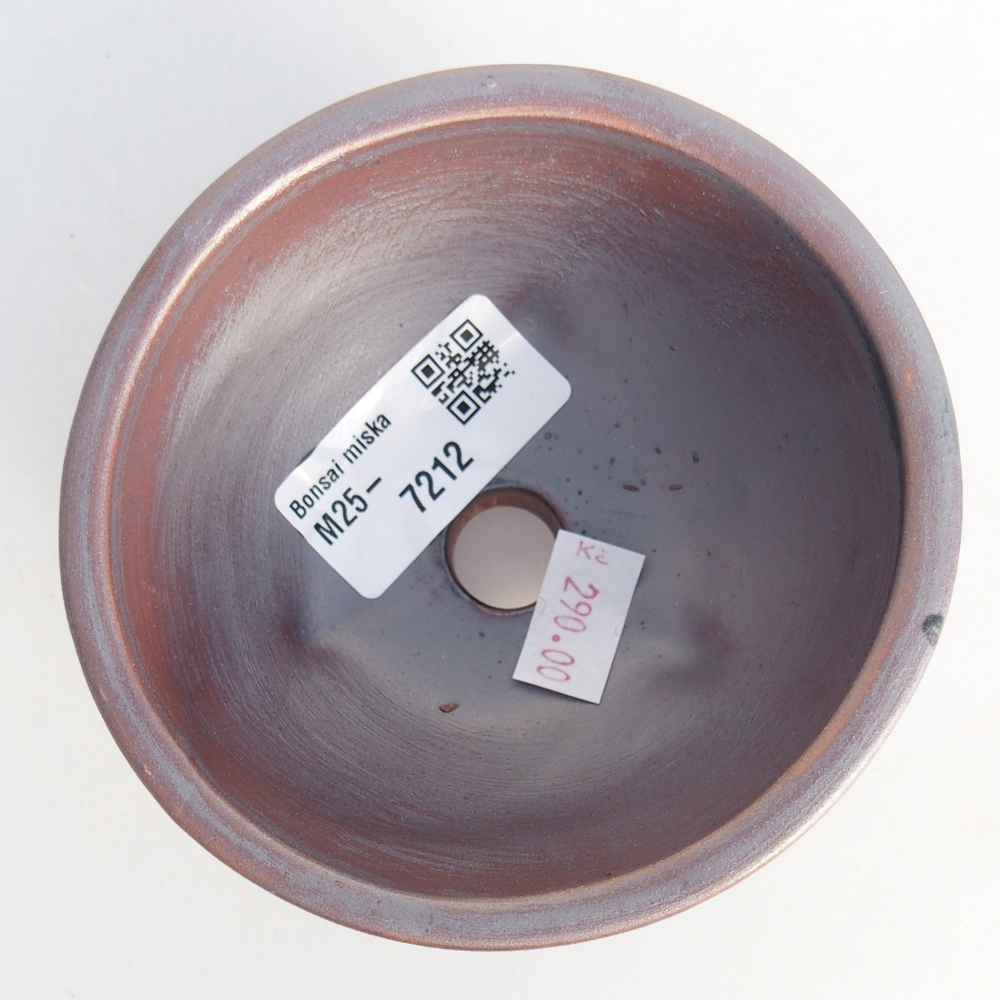 Ciotola bonsai in ceramica 26 x 26 x 8 cm, colore rosso