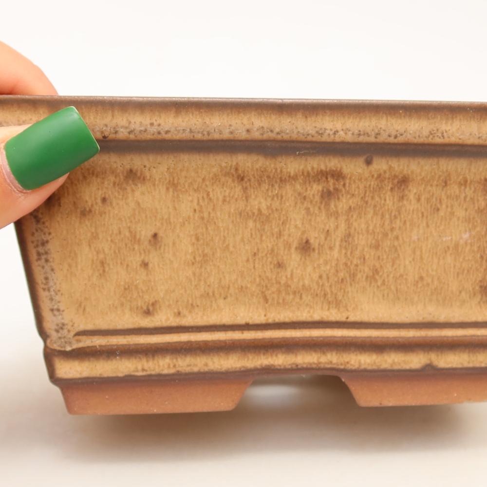 Ciotola in ceramica  14,5 x 12,5 x 7 cm, colore marrone