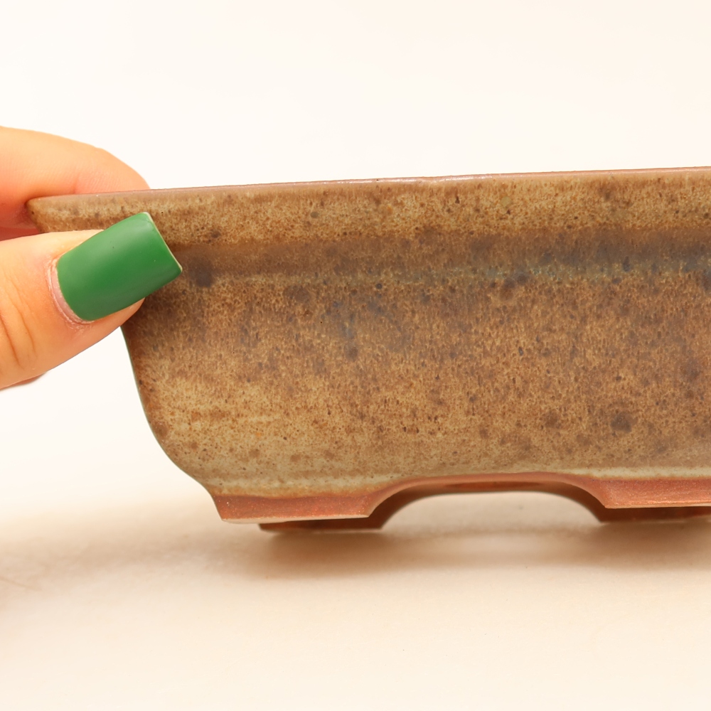 Ciotola in ceramica  14,5 x 10 x 5 cm, colore marrone