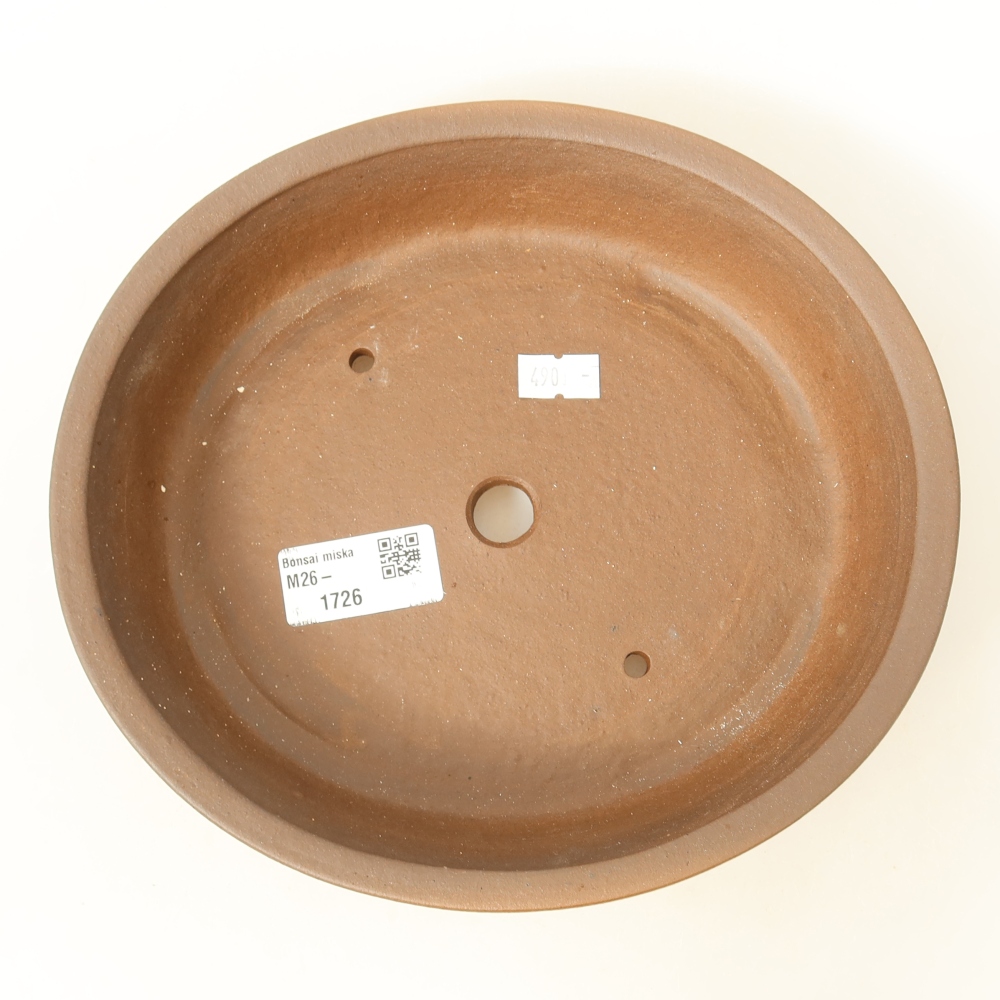 Vaso da bonsai in ceramica 21 x 19 x 5 cm, colore marrone