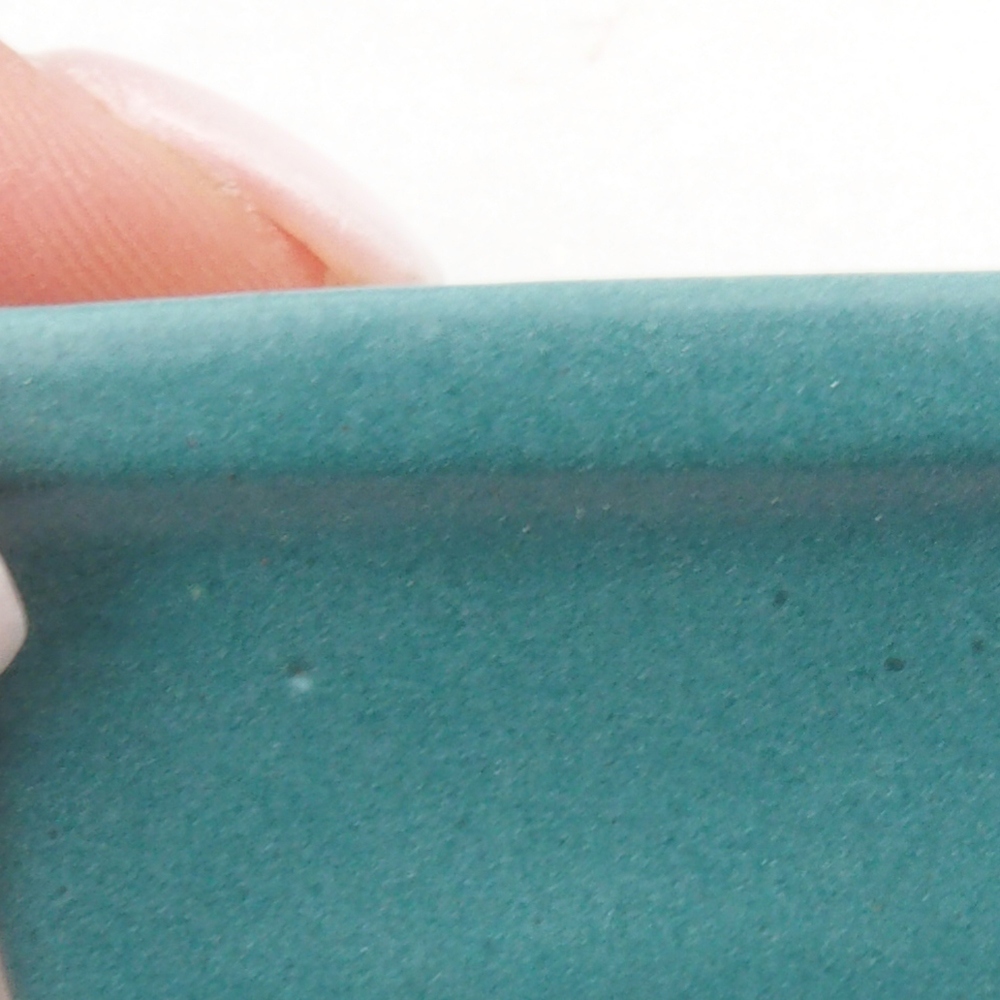 Ciotola bonsai in ceramica 6,5 x 5,5 x 4 cm, colore blu