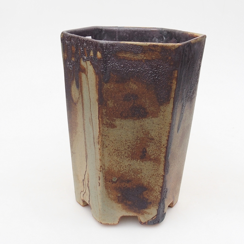 Ciotola bonsai in ceramica 13 x 11,5 x 17 cm, verde