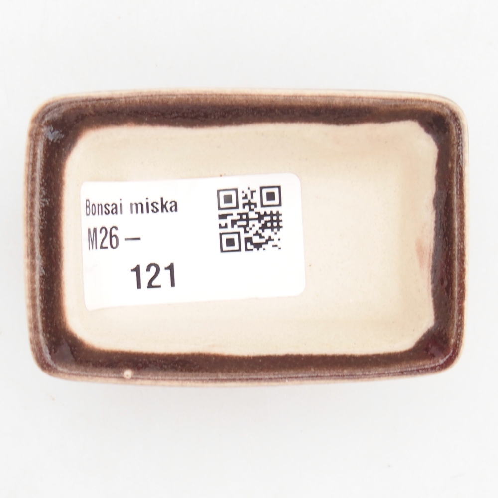 Mini bonsai 6,5 x 4,5 x 2,5 cm, colore rosso