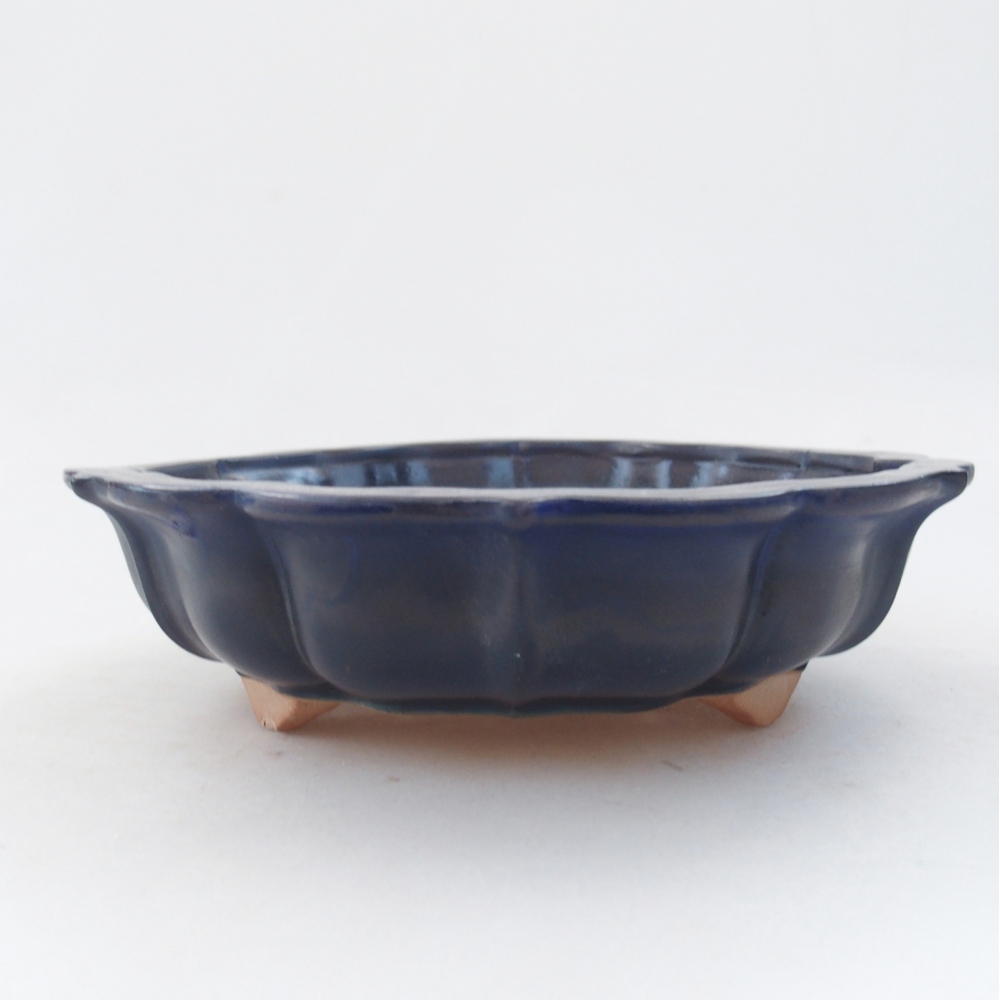 Ciotola bonsai in ceramica 26 x 26 x 8 cm, colore rosso