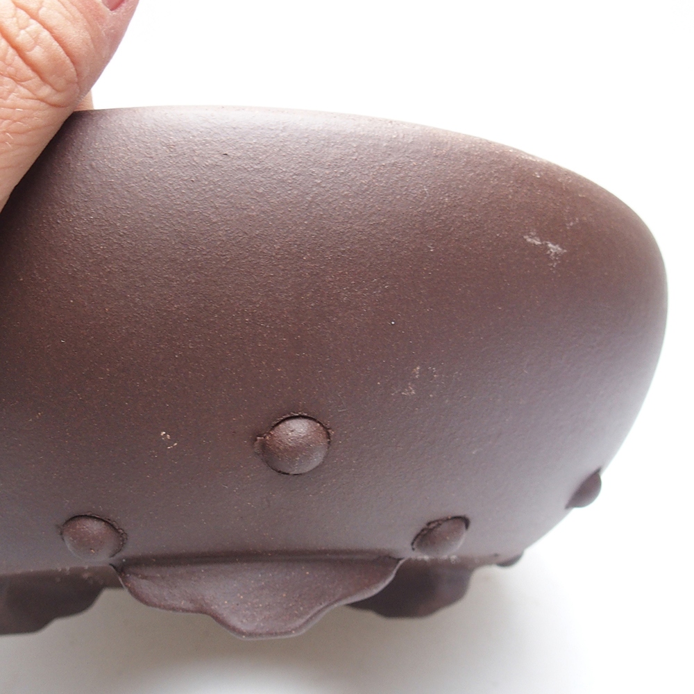 Ciotola 22 x 22 x 8,5 cm marrone