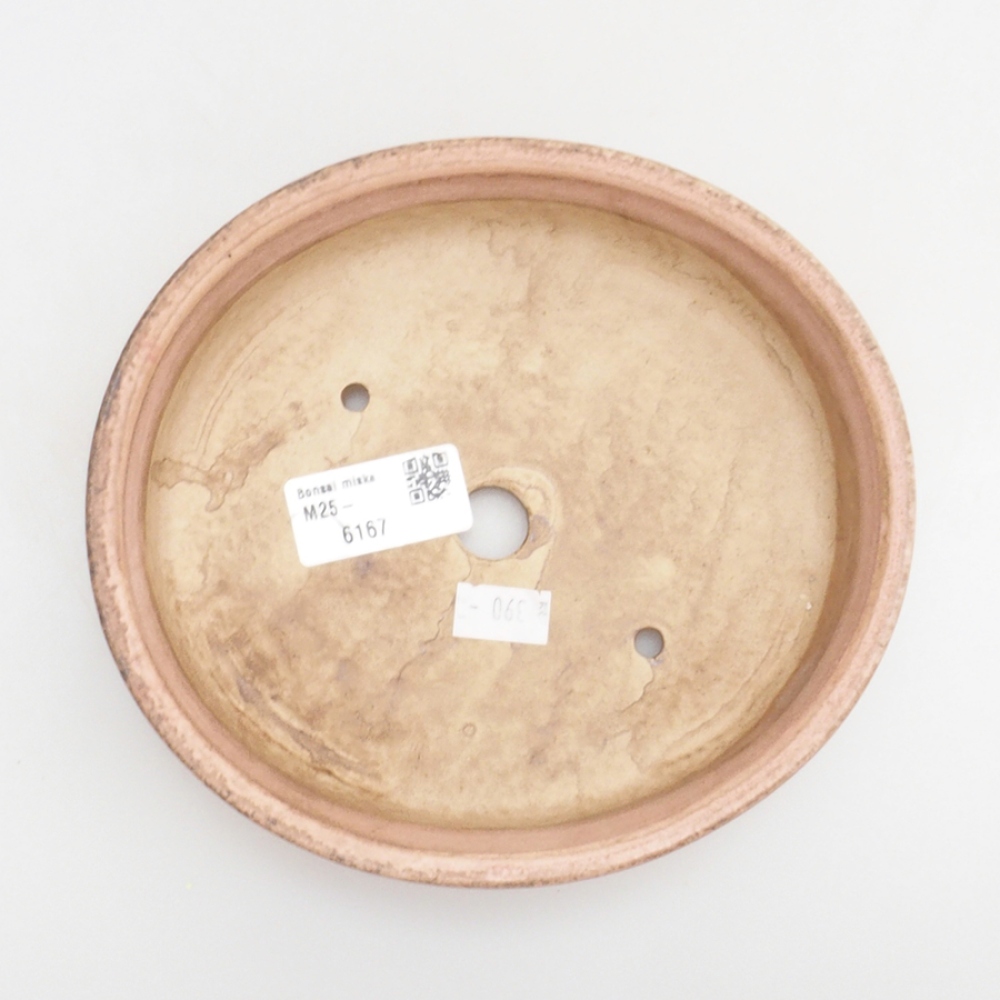 Ciotola per bonsai in ceramica 10 x 8,5 x 4 cm, marrone