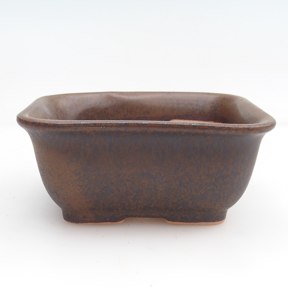 Ciotola bonsai + piattino H11 - 11,5 x 10 x 4 cm - verde