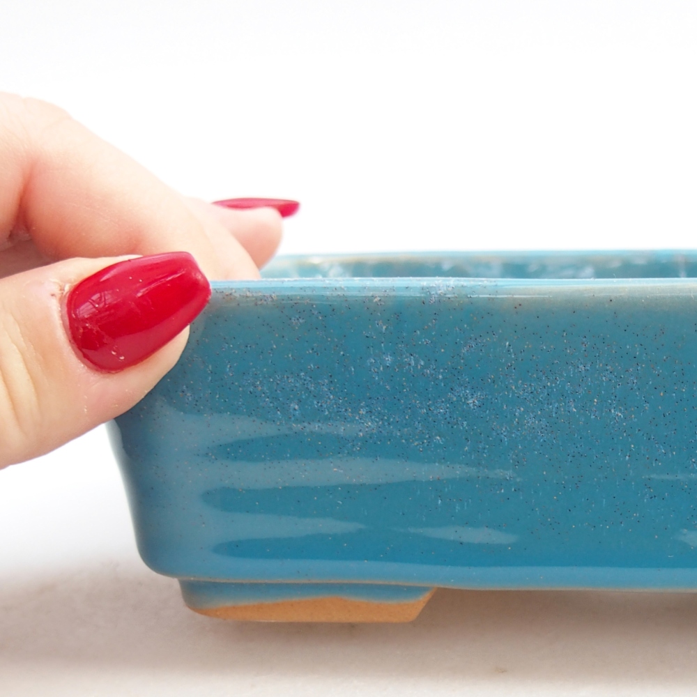 Ciotola bonsai in ceramica 26 x 26 x 8 cm, colore rosso