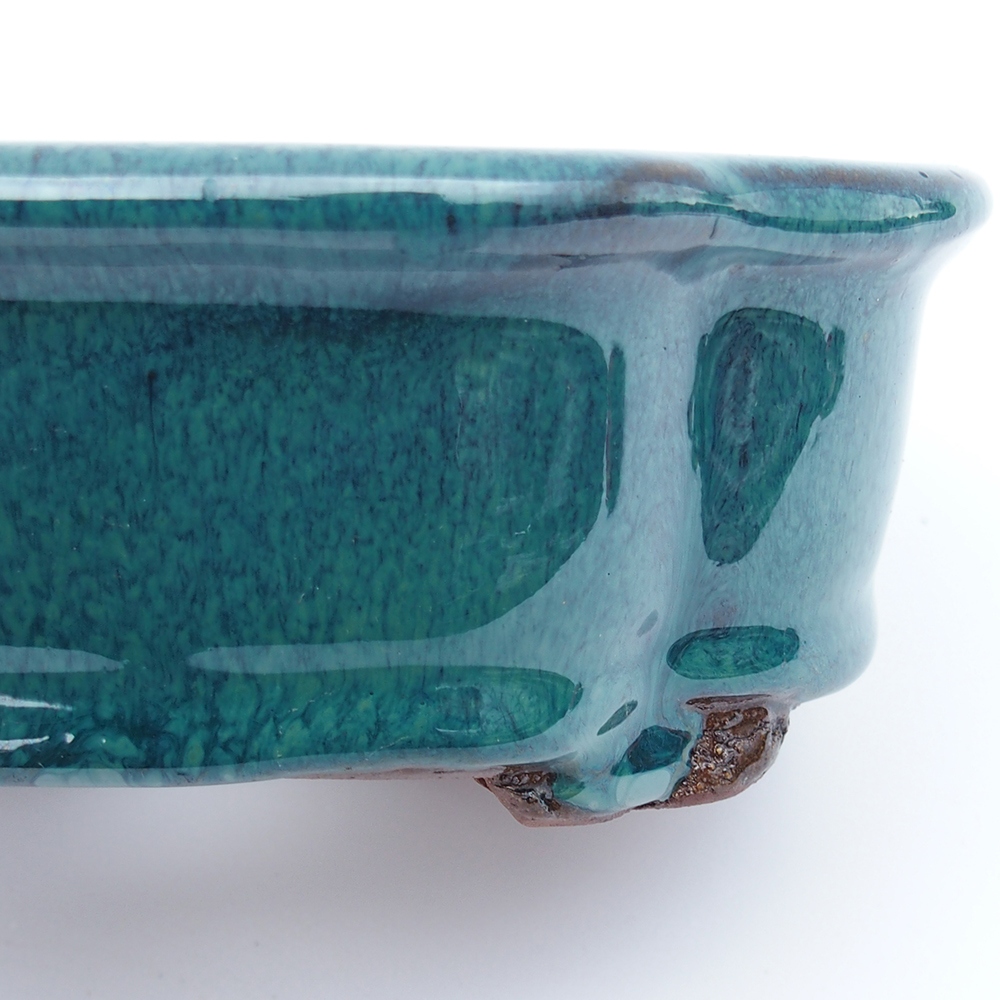 Ciotola 16 x 13 x 5,5 cm verde-blu