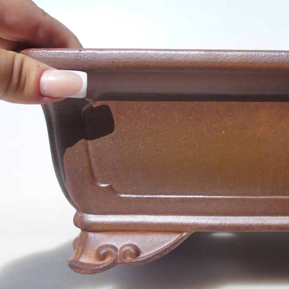 Ciotola 33,5 x 23 x 11 cm marrone
