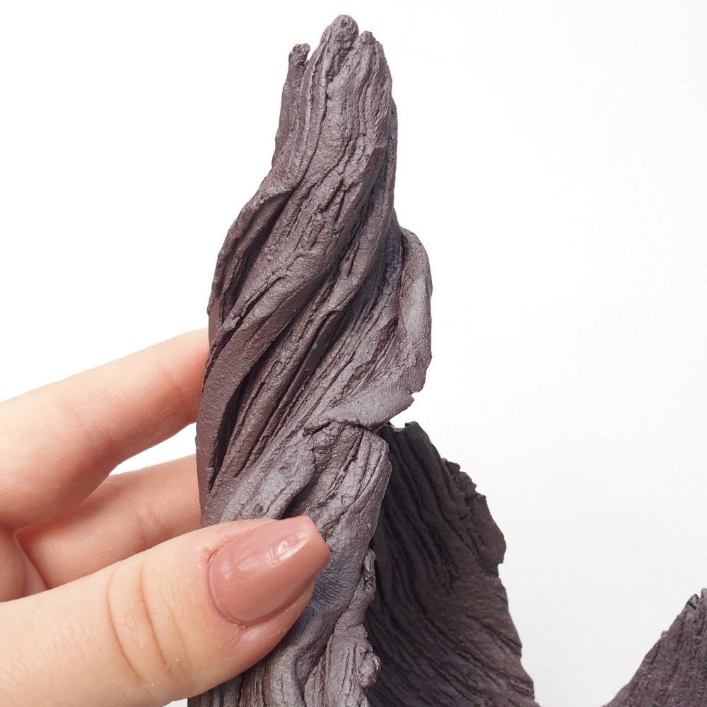 Conchiglia in ceramica 8,5 x 8 x 14,5 cm , colore metallizzato