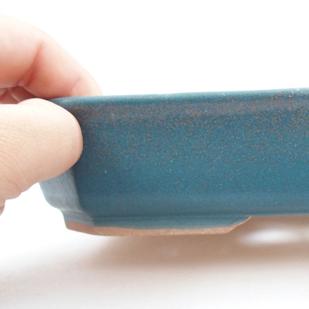 Ciotola bonsai in ceramica 22 x 17 x 5 cm, verde