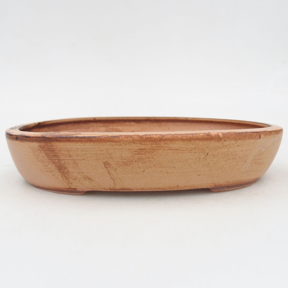 Ciotola bonsai in ceramica 22 x 17 x 4 cm, rosa