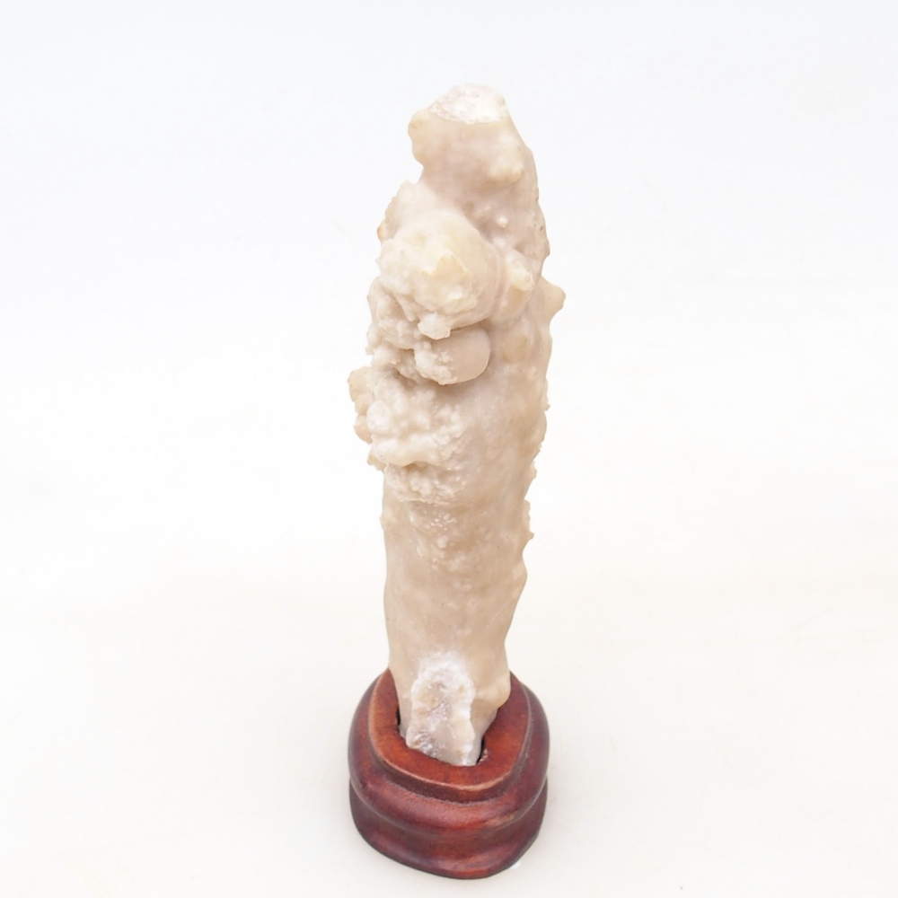 Suiseki - Pietra con DAI (base in legno)