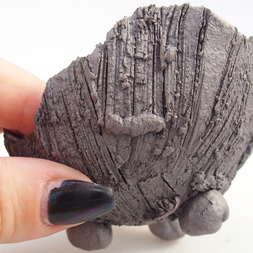 Conchiglia in ceramica 8,5 x 8 x 5,5 cm , colore metallizzato