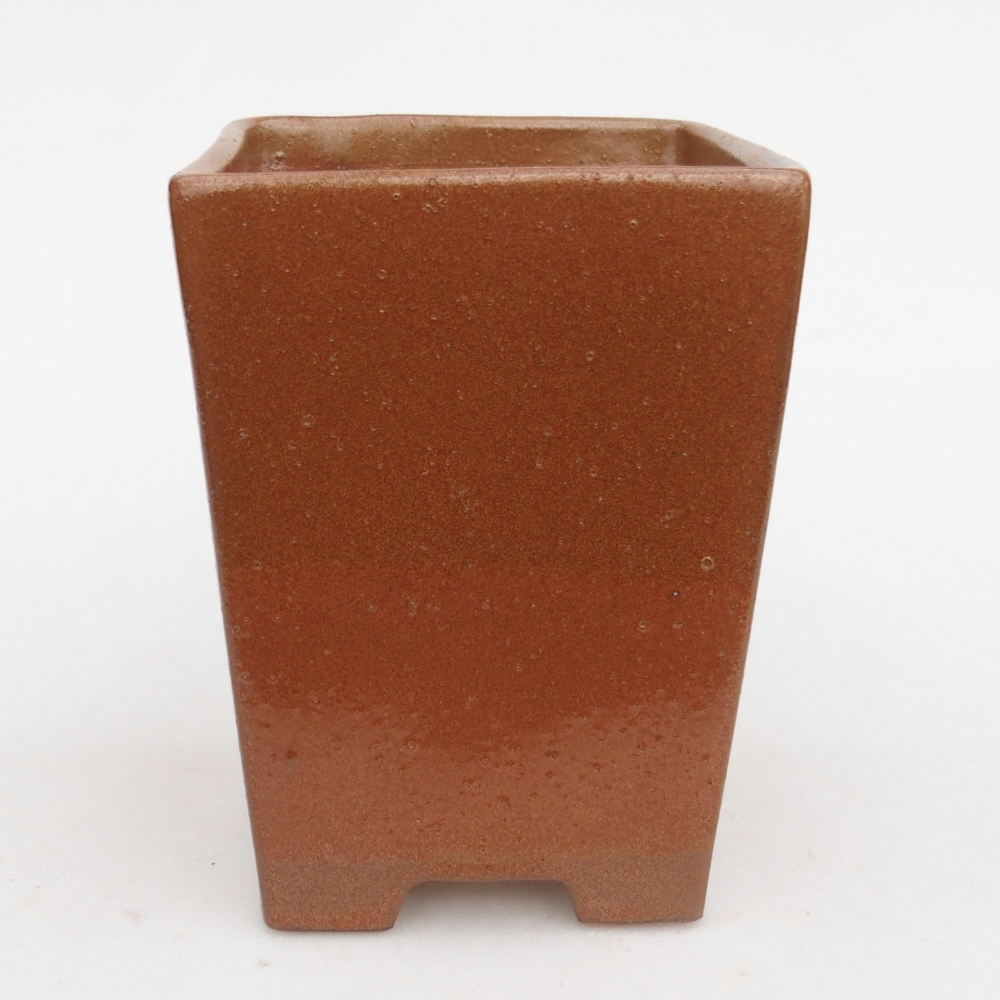 Ciotola bonsai in ceramica 9 x 9 x 12,5 cm, marrone