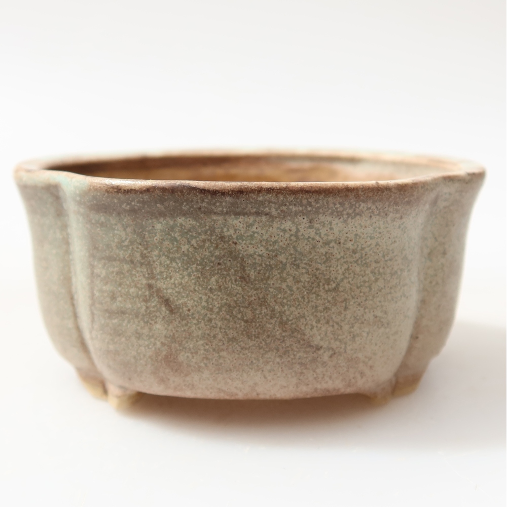 Ciotola bonsai in ceramica 8 x 7,5 x 3,5 cm, verde