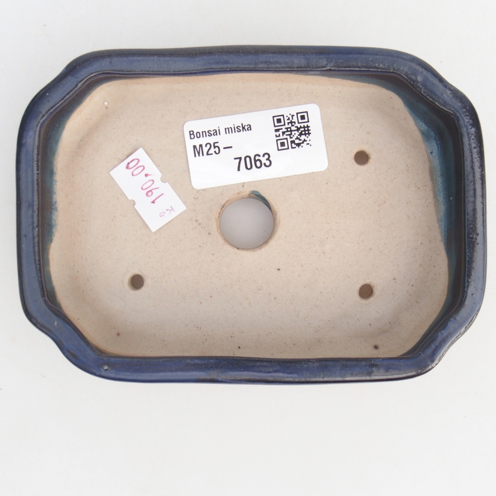 Ciotola bonsai in ceramica 26 x 26 x 8 cm, colore rosso