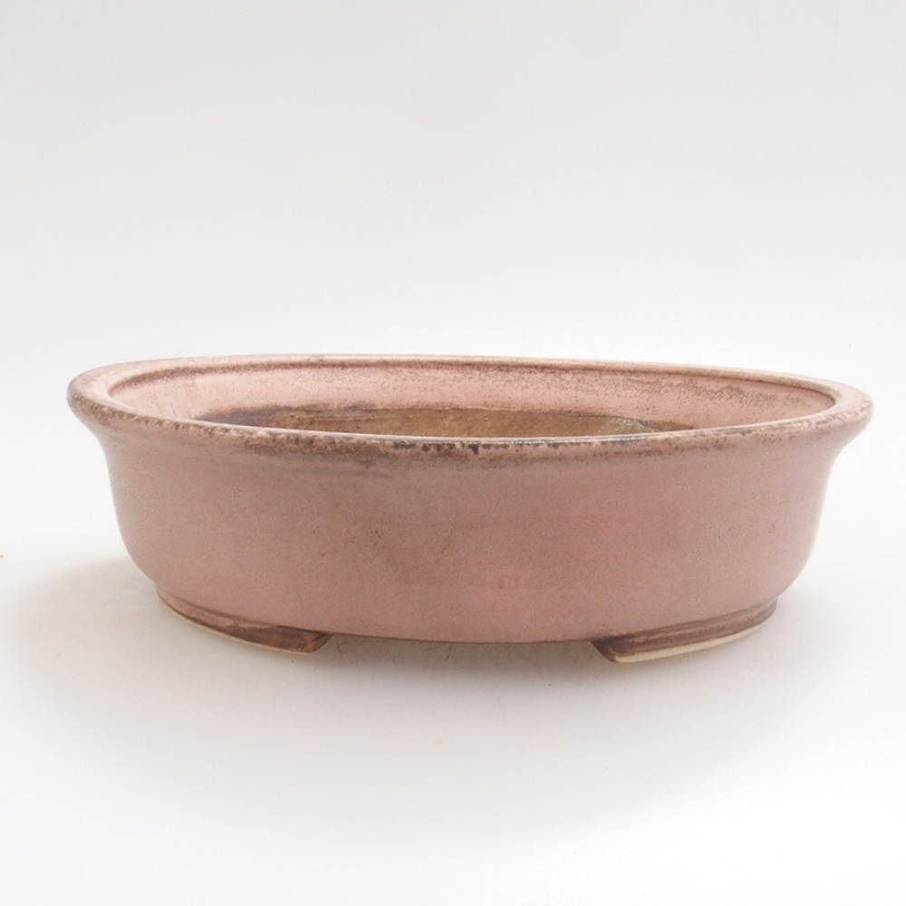 Ciotola per bonsai in ceramica 10 x 8,5 x 4 cm, marrone