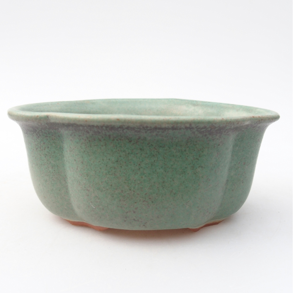 Ciotola bonsai in ceramica 13,5 x 11 x 5,5 cm, verde