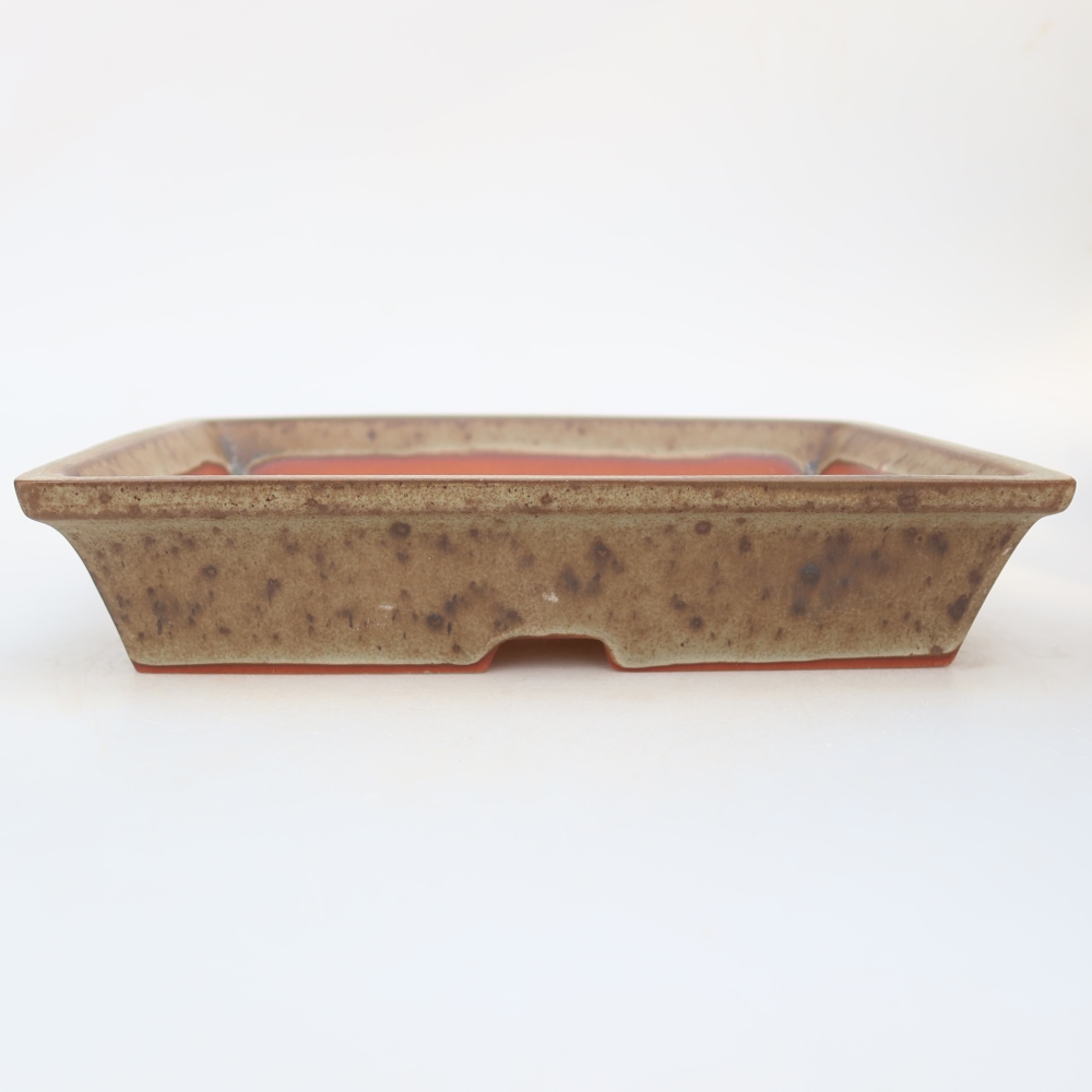 Ciotola in ceramica  26 x 20 x 5 cm, colore marrone