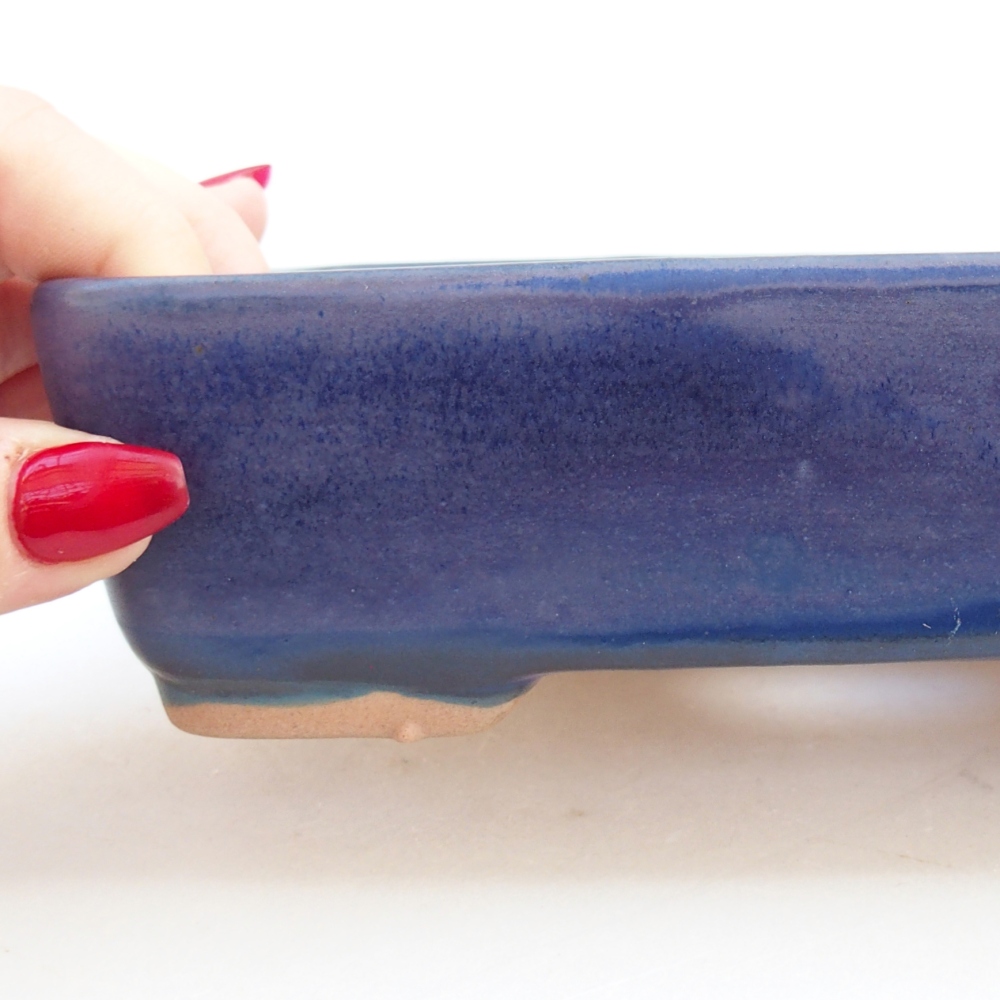 Ciotola bonsai in ceramica 26 x 26 x 8 cm, colore rosso