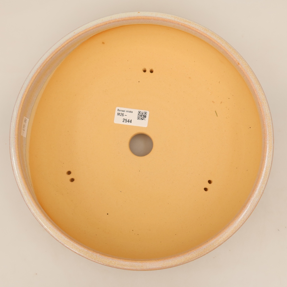 Vaso da bonsai in ceramica 28 x 28 x 7 cm, colore beige