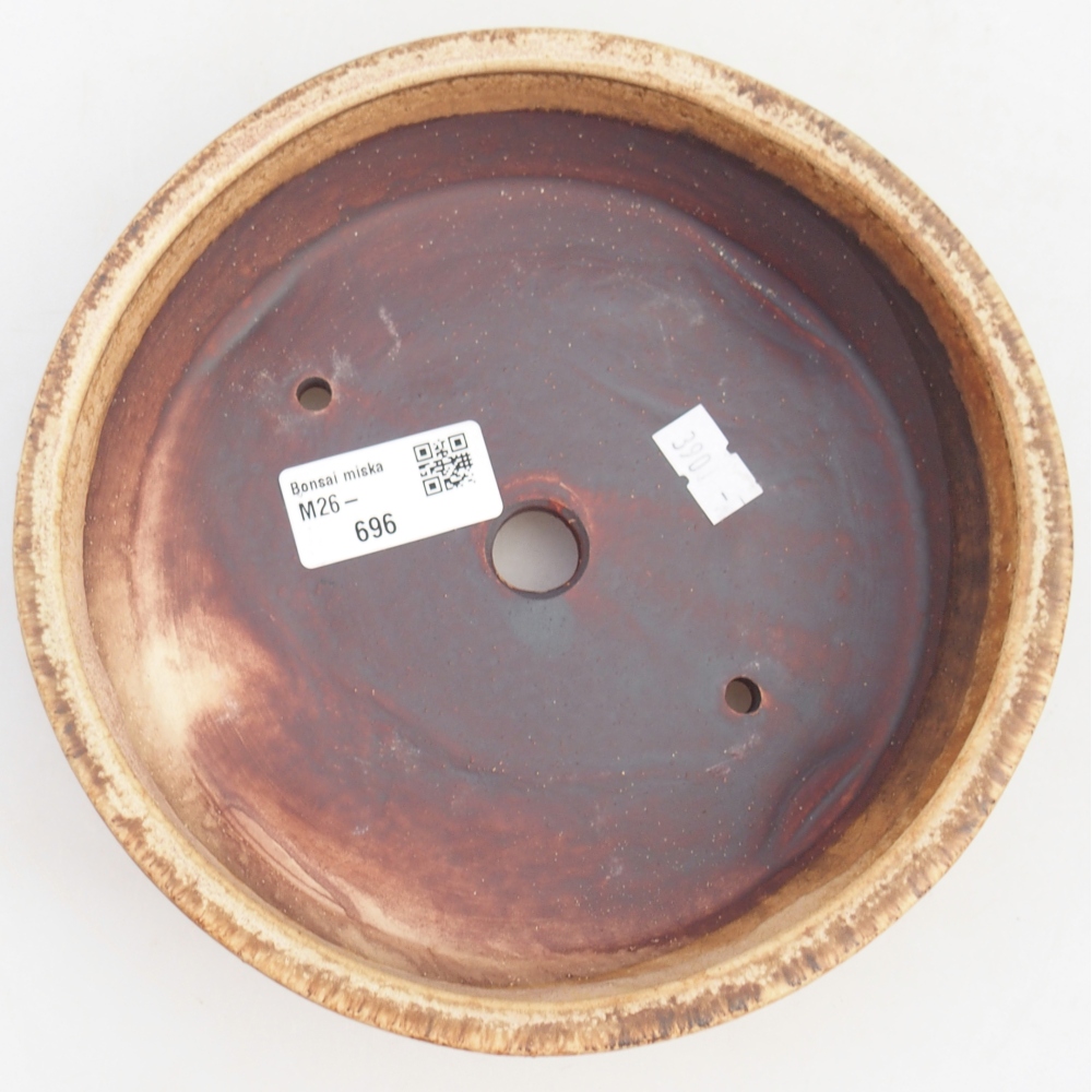 Ciotola bonsai in ceramica 18 x 18 x 5 cm, rosa